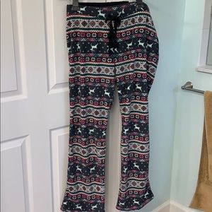 Fleece pajama pants